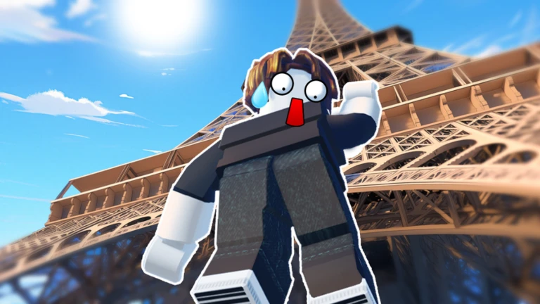 A player studying a guide for Climb and Jump Tower